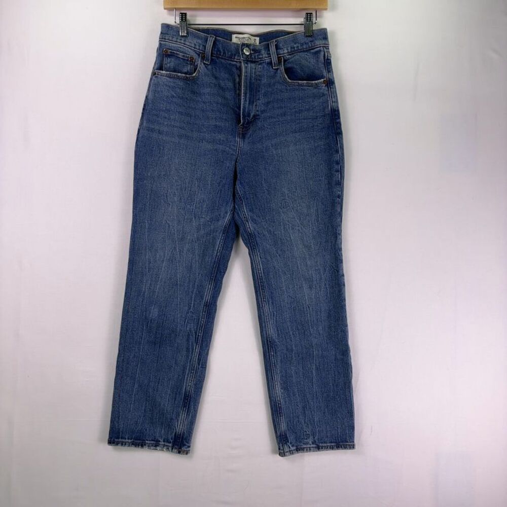 Abercrombie & Fitch High Rise Jeans in Blue